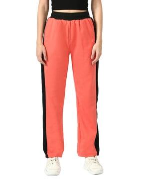 women straight track pants