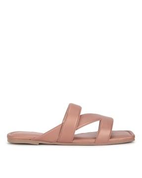 women strappy square-toe sandals