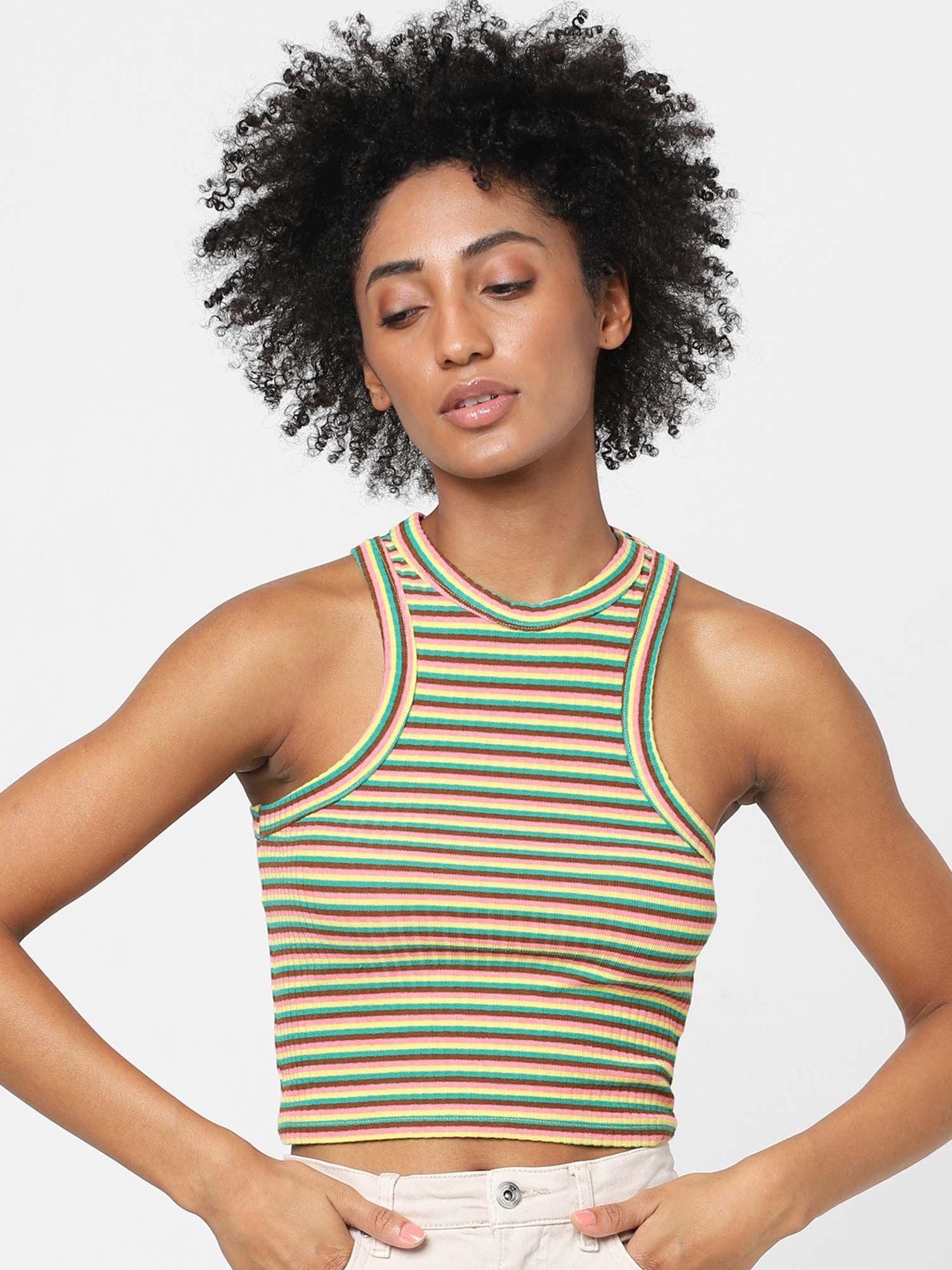 women striped multi top