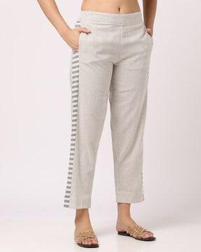 women striped pants