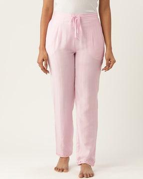 women striped relaxed fit trousers