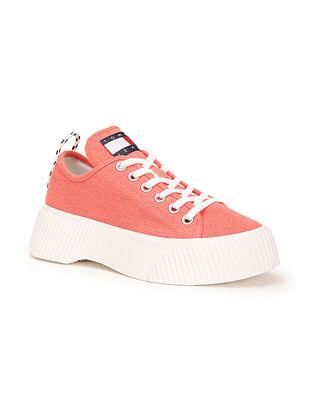 women sustainable denim sneakers