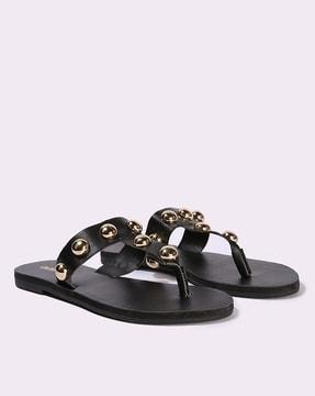 women t-strap flat sandals