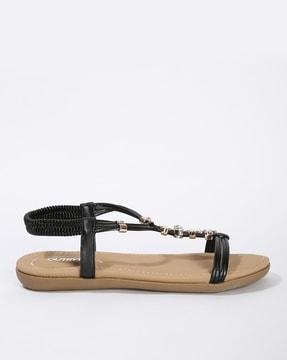 women t-strap slingback sandals