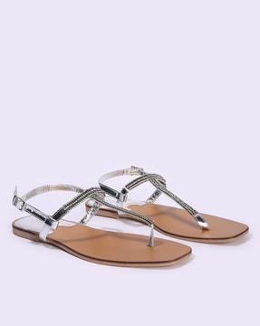 women t-strap slingback sandals