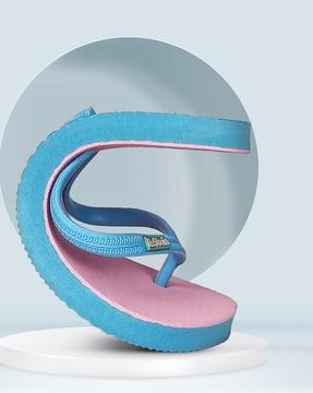 women t-strap slip-on flip-flops