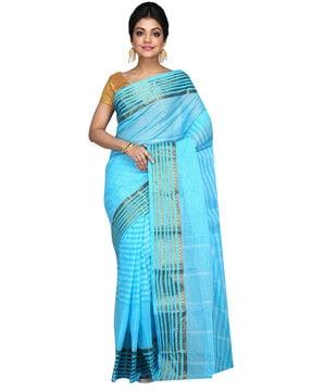 women tant woven cotton saree