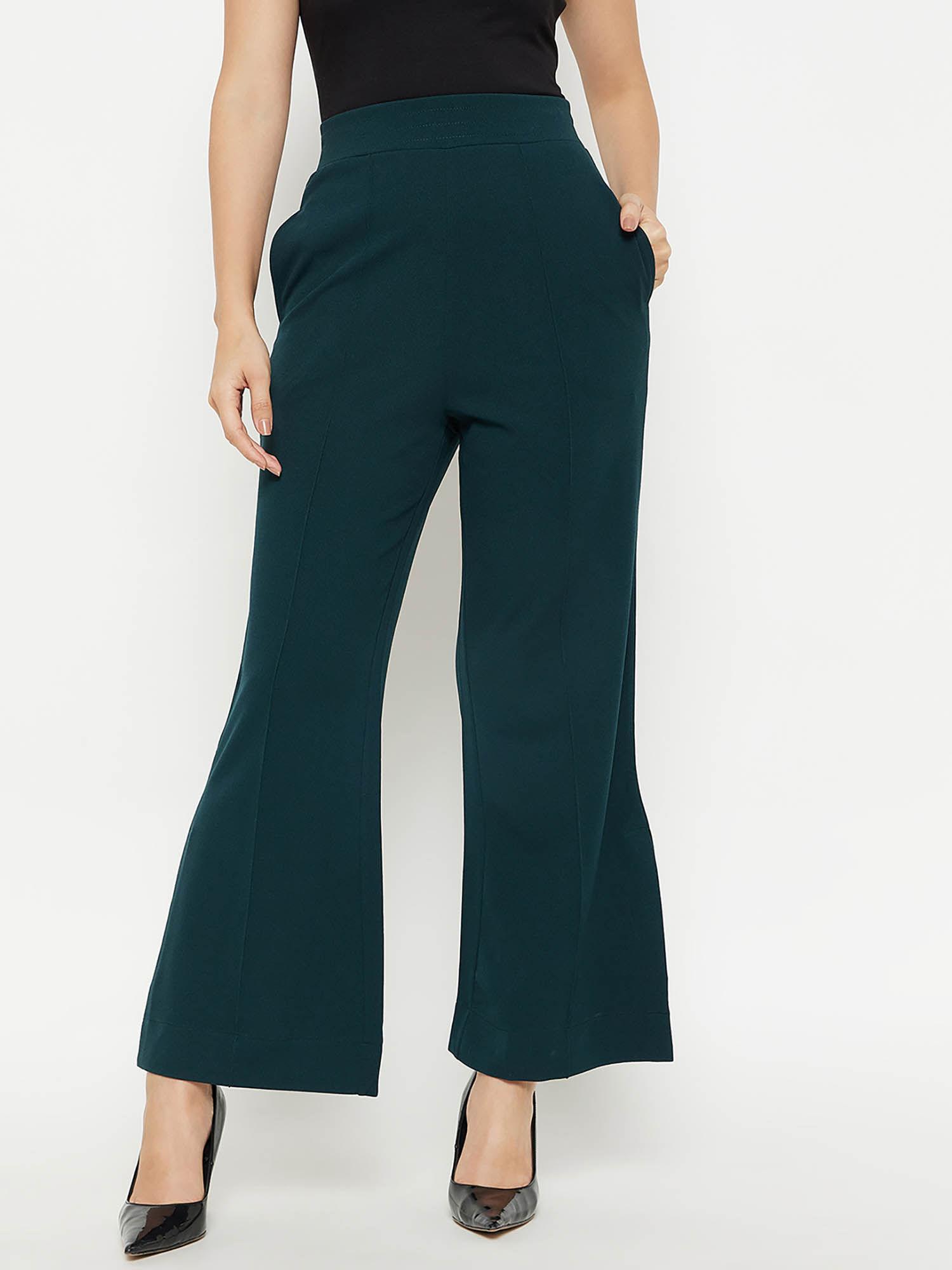 women teal trouser