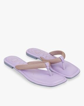 women thong-strap flat sandals