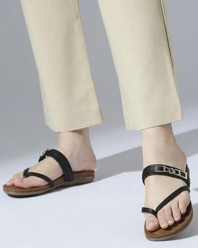 women thong-strap flat sandals