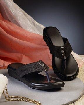 women thong-strap flat sandals