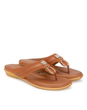 women thong-strap flat sandals