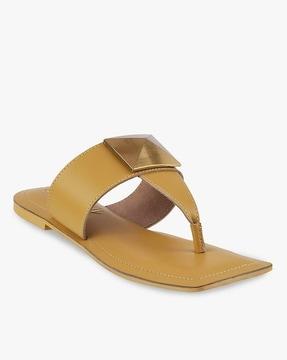 women thong-strap flat sandals