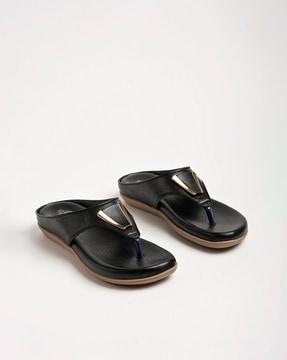 women thong-strap flat sandals