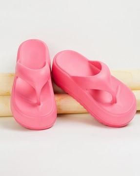 women thong-strap flip-flops