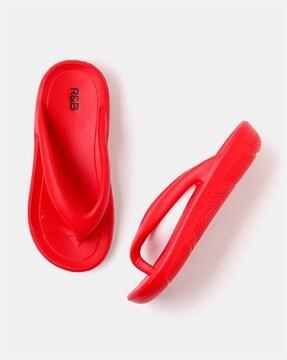 women thong-strap flip-flops