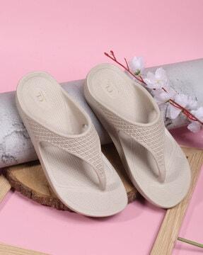 women thong strap regular fit slippers