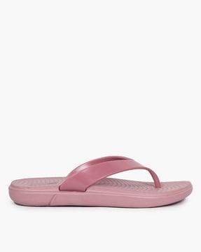 women thong-strap slip-on sandals