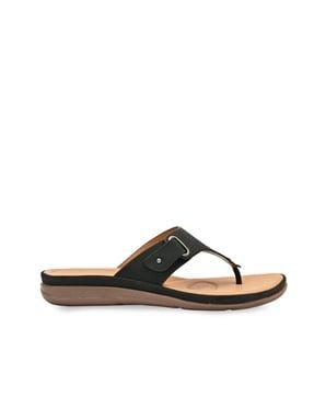 women thong-strap slip-on sandals