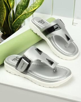 women thong-strap slip-on sandals