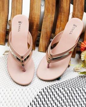 women thong-strapped flat sandals