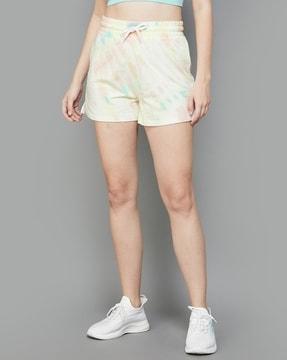 women tie & dye cotton shorts