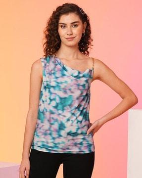 women tie & dye regular fit top