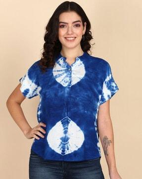 women tie & dye relaxed fit top