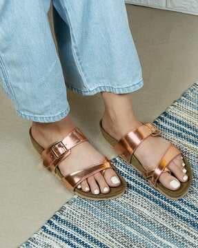 women toe-ring flat sandals