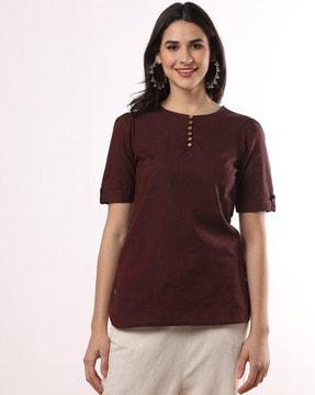 women top with insert pockets