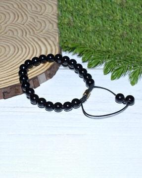 women tormaline-stone beaded stretch bracelet