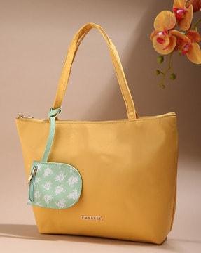 women tote bag with detachable coin pouch