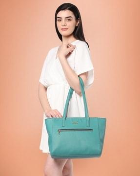 women tote bag with logo accent