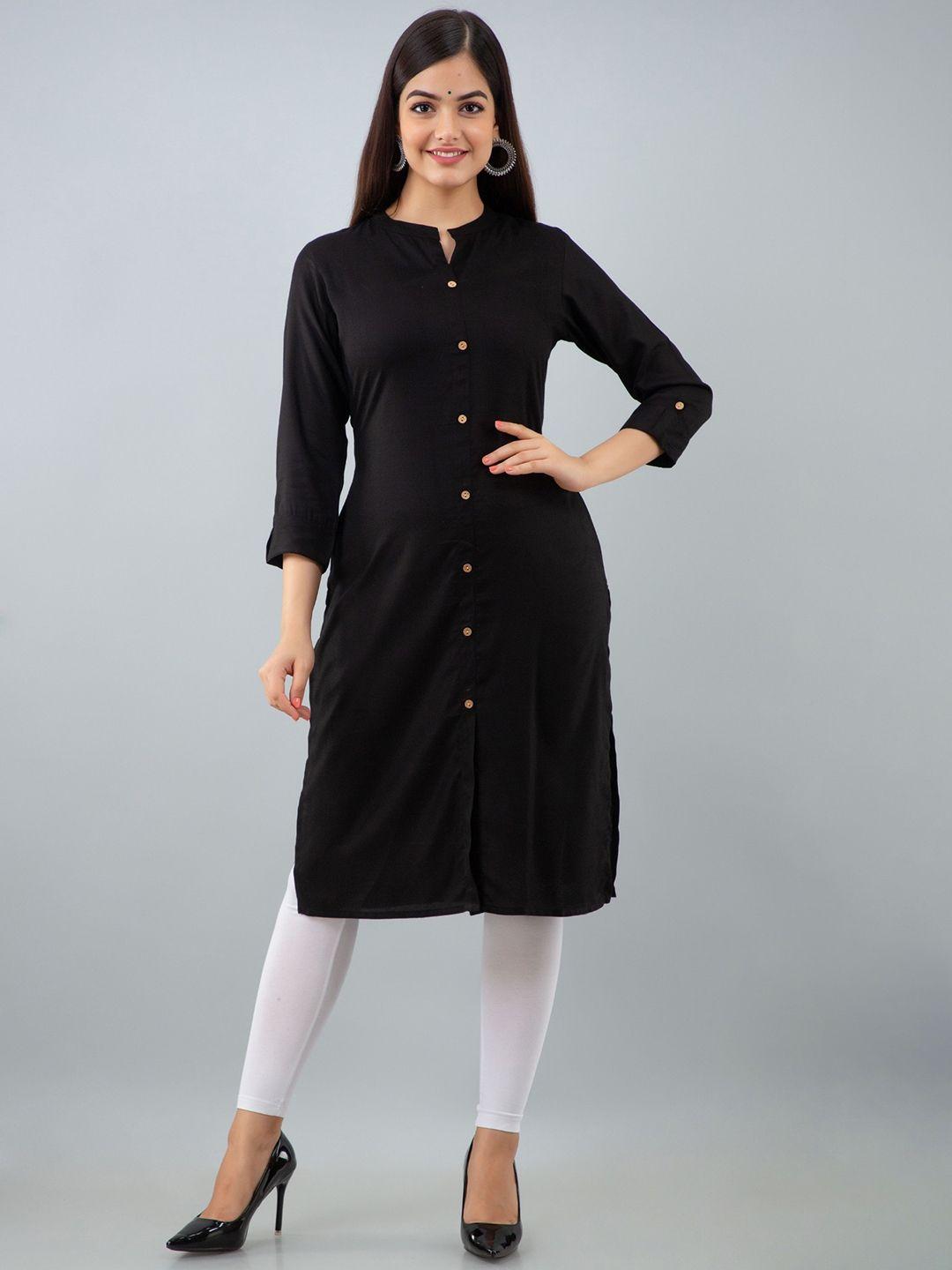 women touch handloom mandarin collar kurta