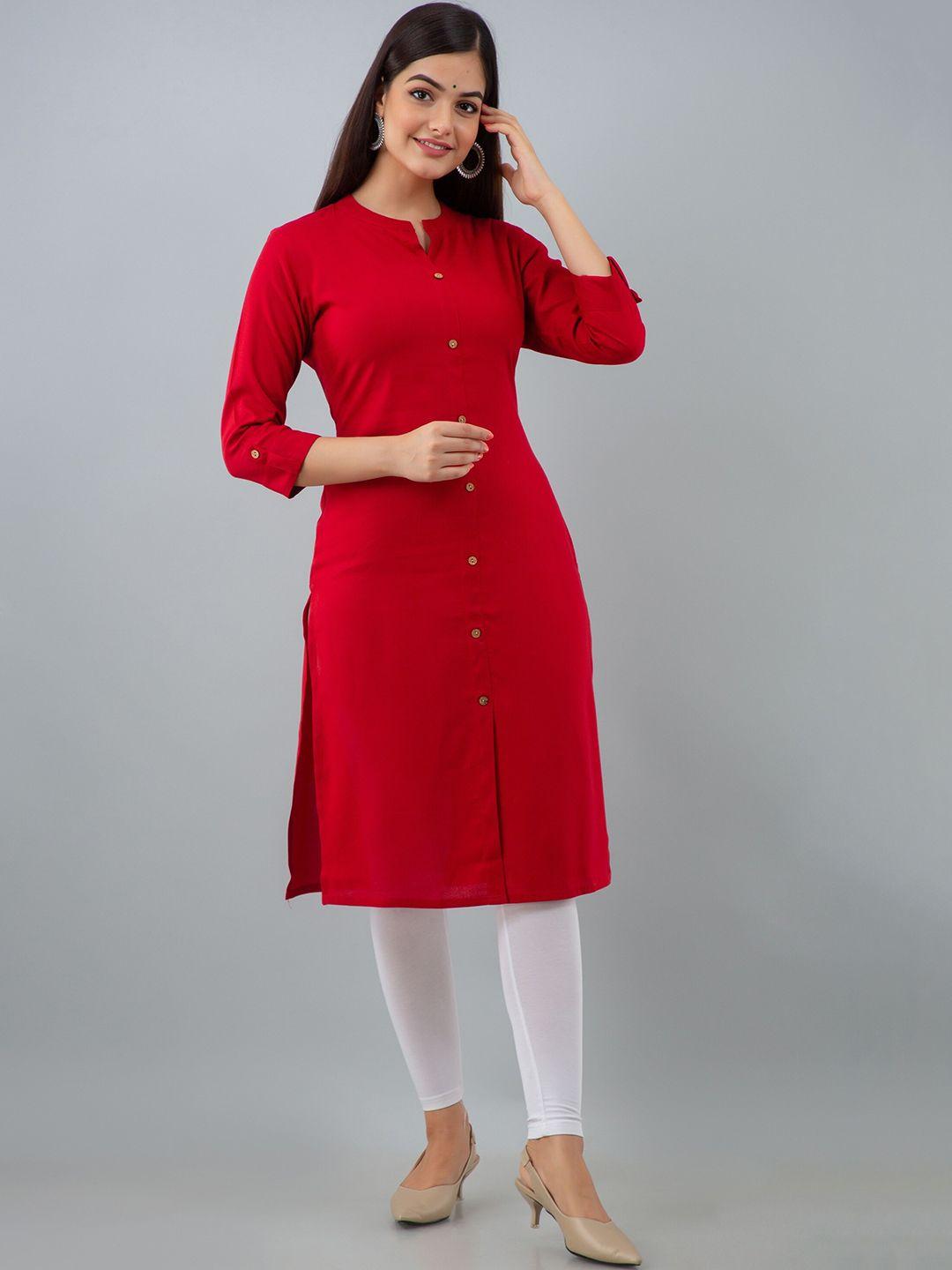 women touch women red kurta