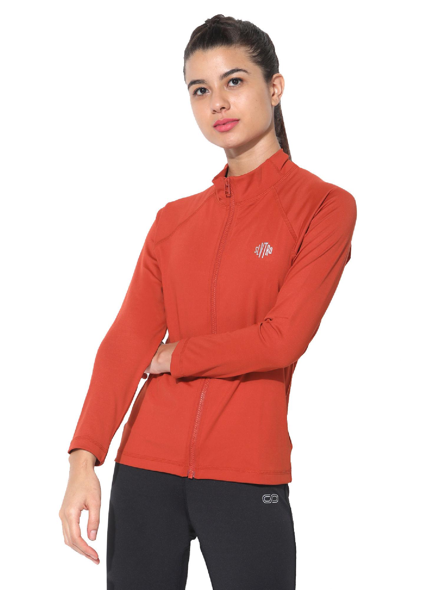 women track jacket - red