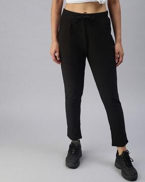 women track pants with elasticated waist