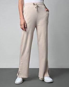 women track pants with slip pockets