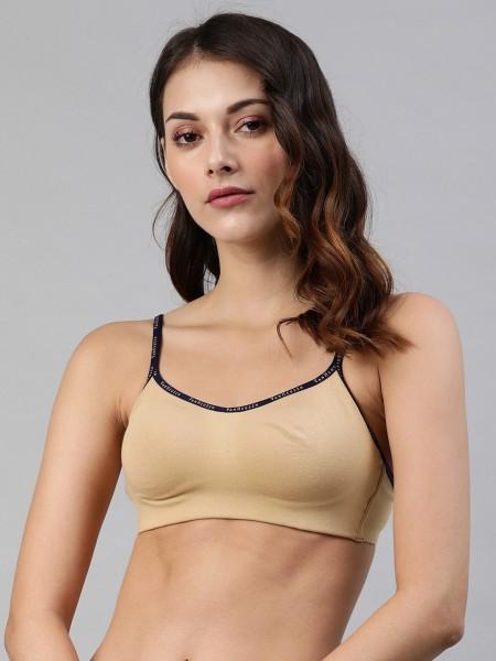 women training/beginners non padded bra  (beige)