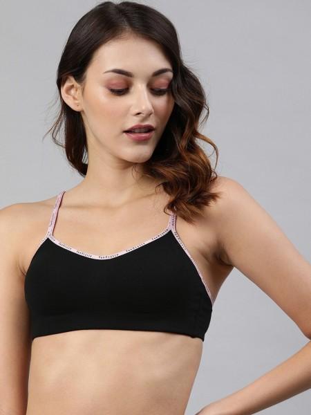 women training/beginners non padded bra  (black)