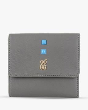 women tri-fold mini wallet