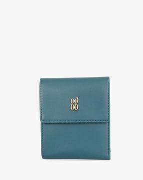 women tri-fold mini wallet