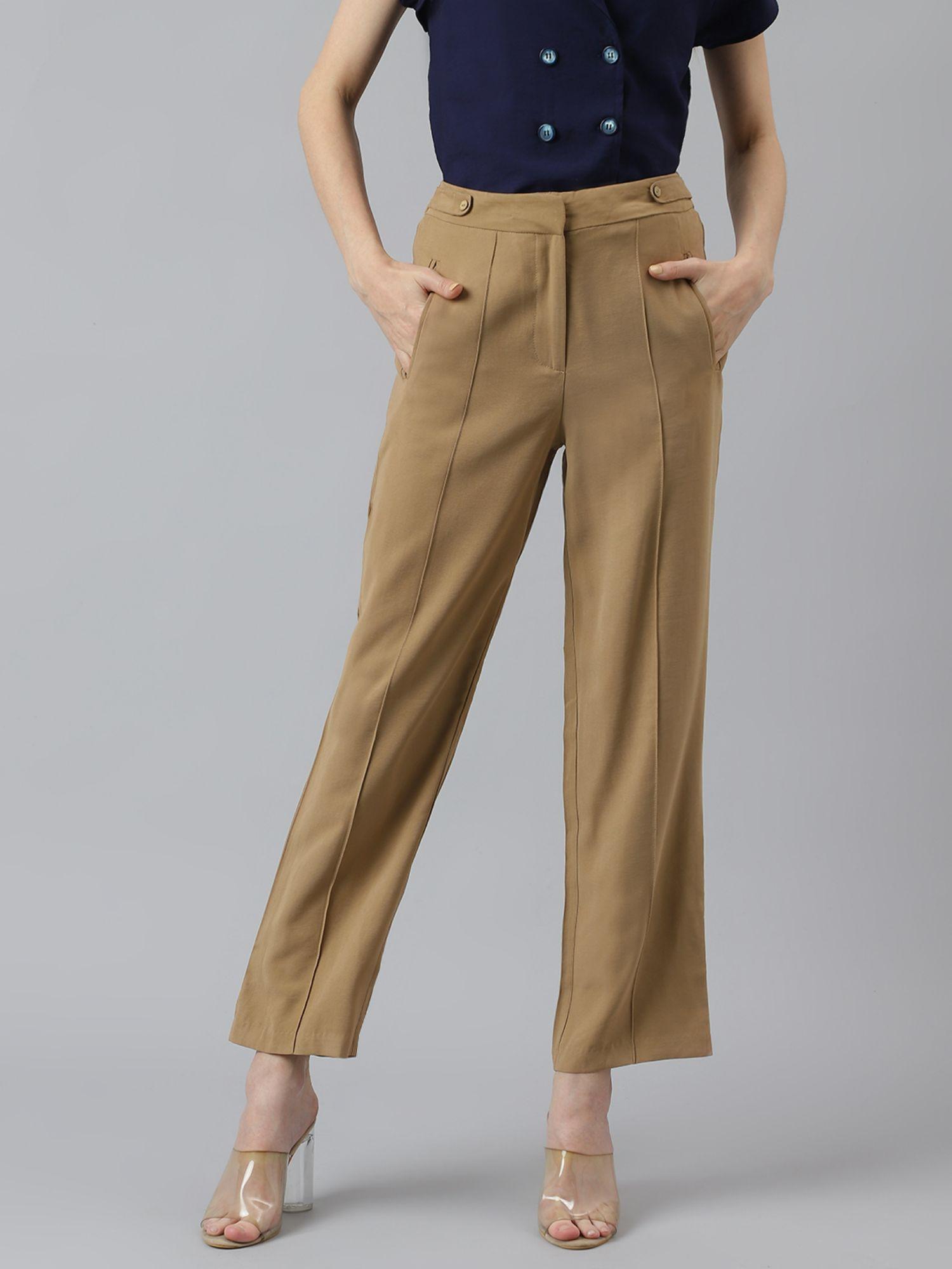 women trouser with side pocket