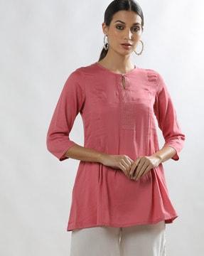 women tunic with insert pockets
