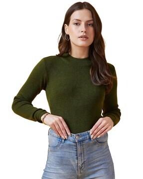 women turtle-neck pullover