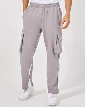 women typographic joggers with insert pockets