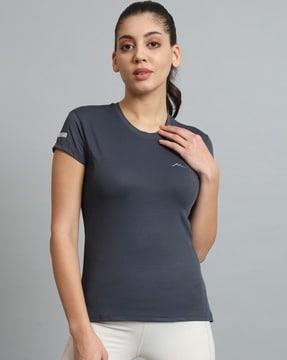 women ultrabreathe athletic crew-neck fitted t-shirt