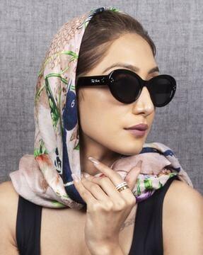 women uv-protected cat-eye sunglasses-caprie-c1