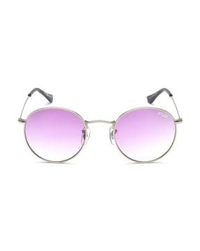 women uv-protected circular sunglasses-irs1112c4sg