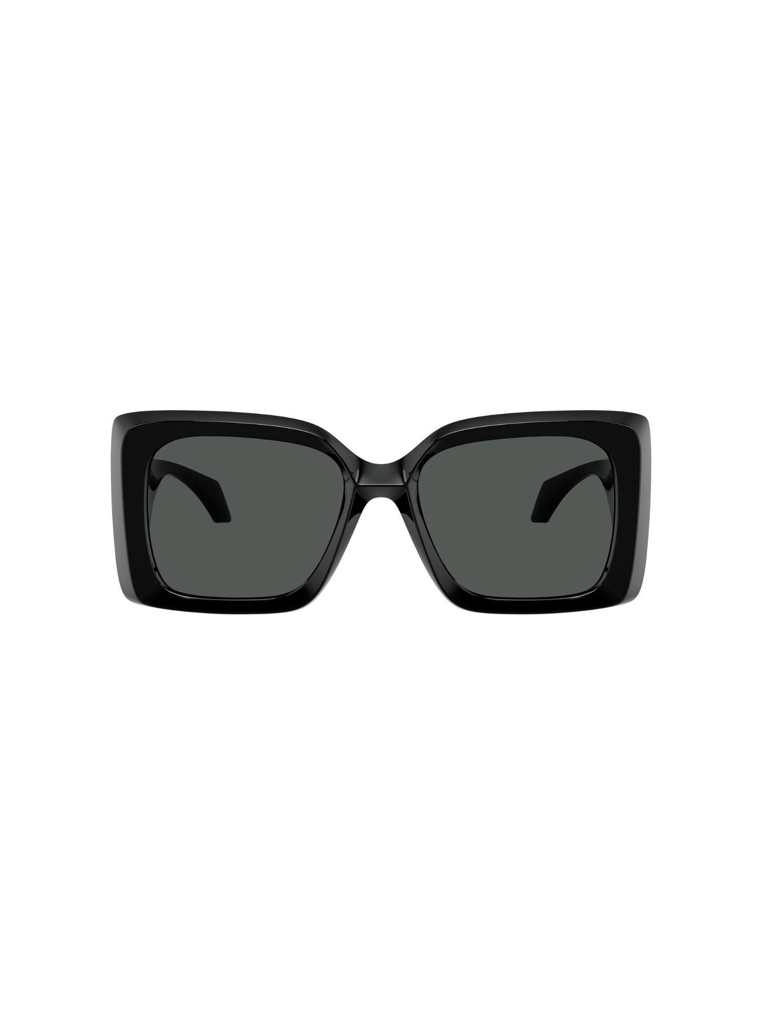 women uv protected grey lens irregular sunglasses - 0ve4467ugb1/8754